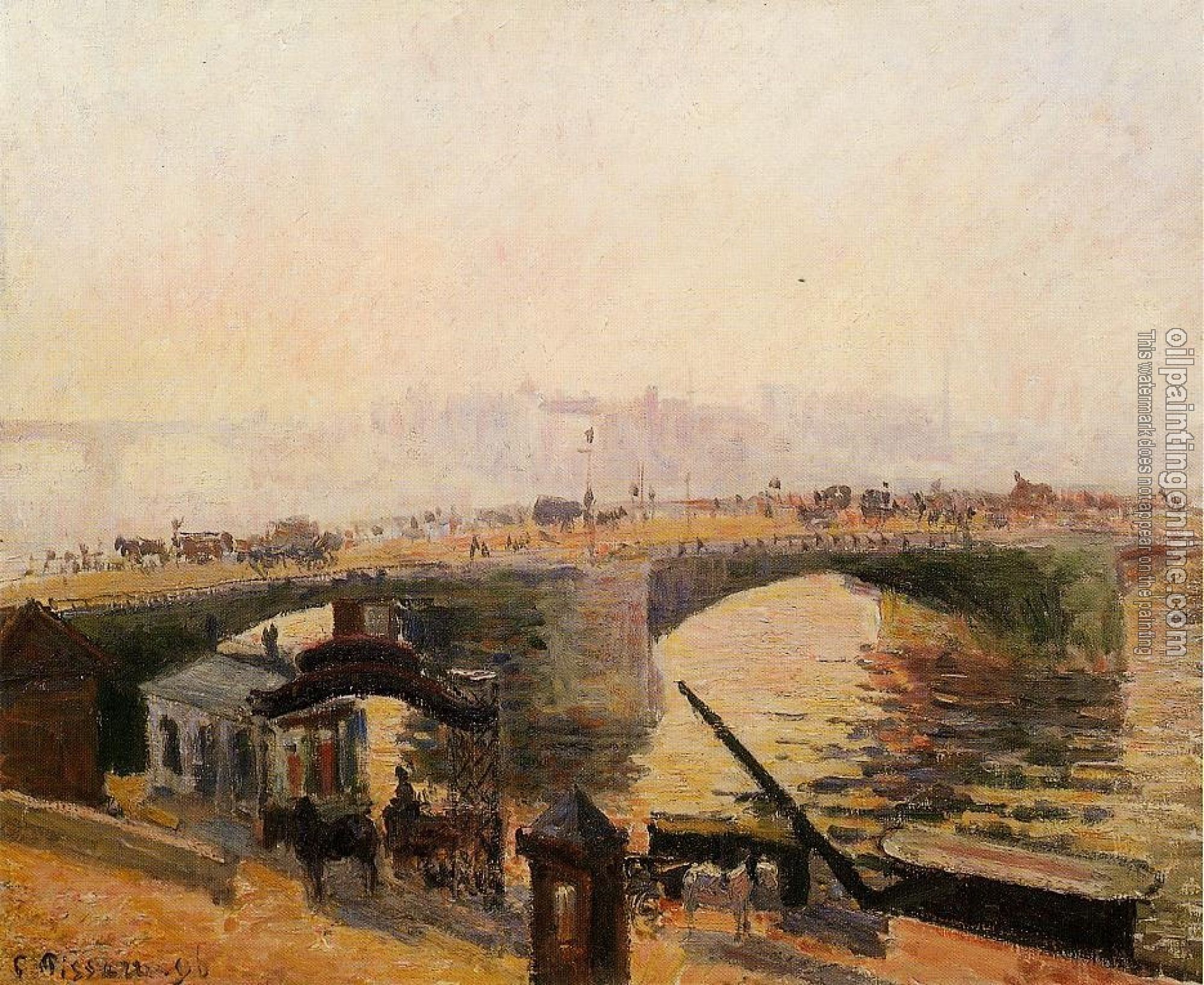 Pissarro, Camille - Fog, Morning, Rouen